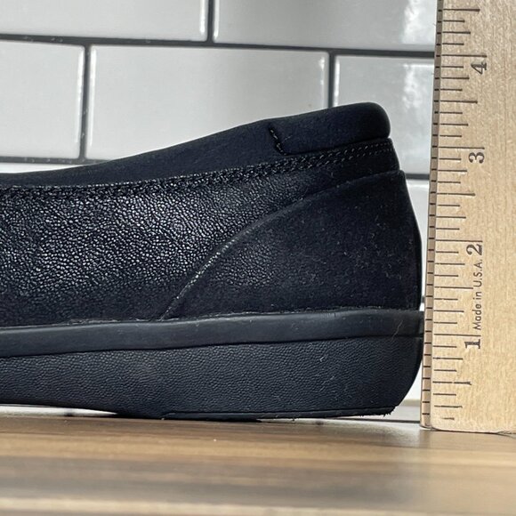 Clarks Ayla Band Womens Size 10 Shoes Black Cloudsteppers Comfort Slip On - Picture 10 of 15